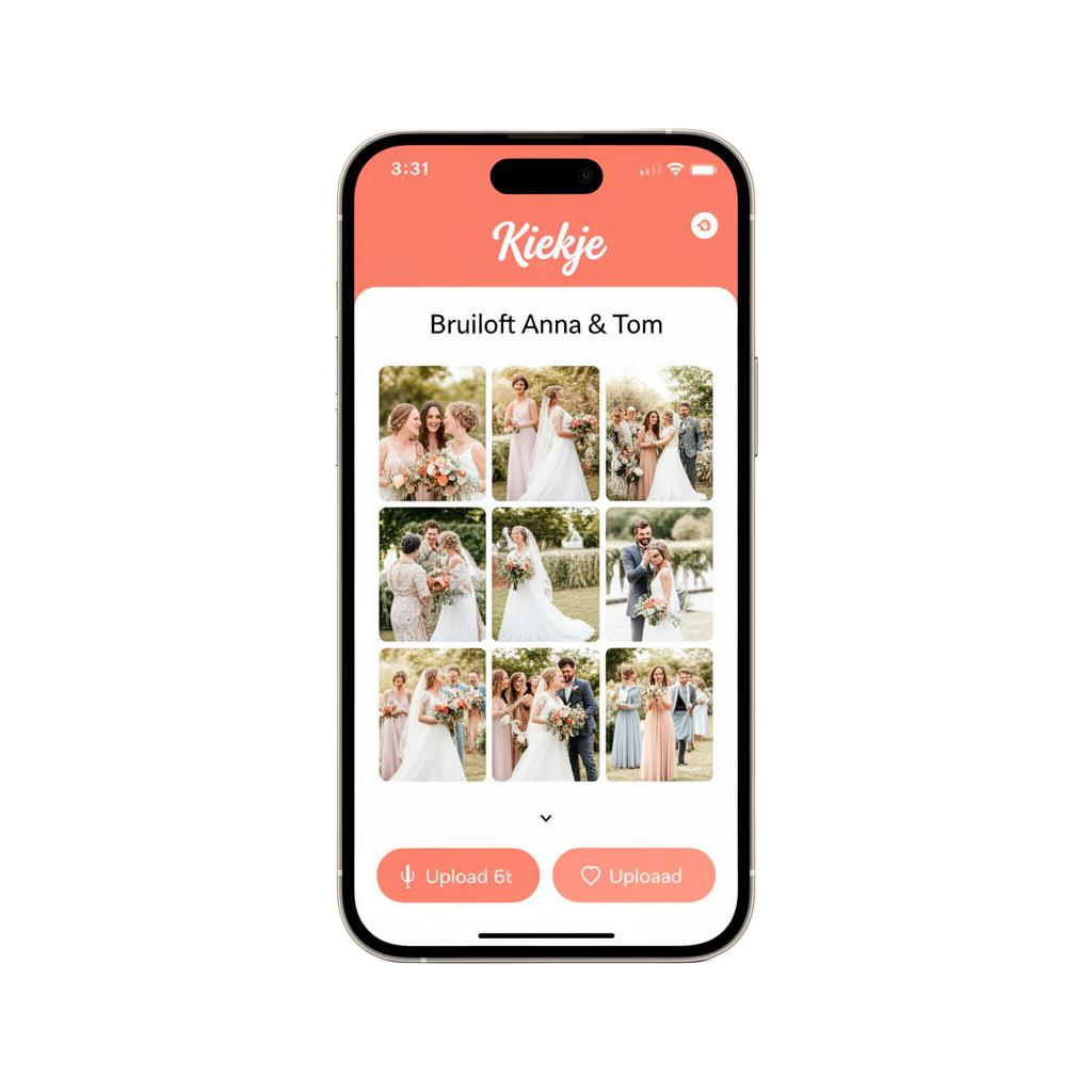 Kiekje photo gallery on iPhone